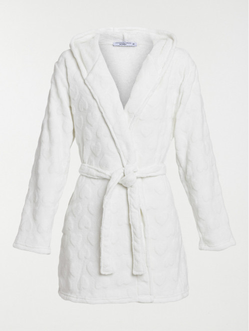 Robe de chambre écru femme (S-XXL)