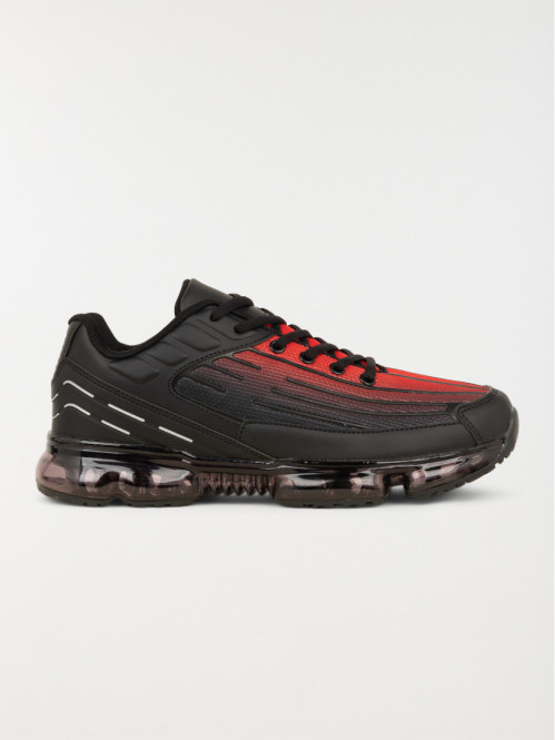 Basket noire et rouge homme (40-46)