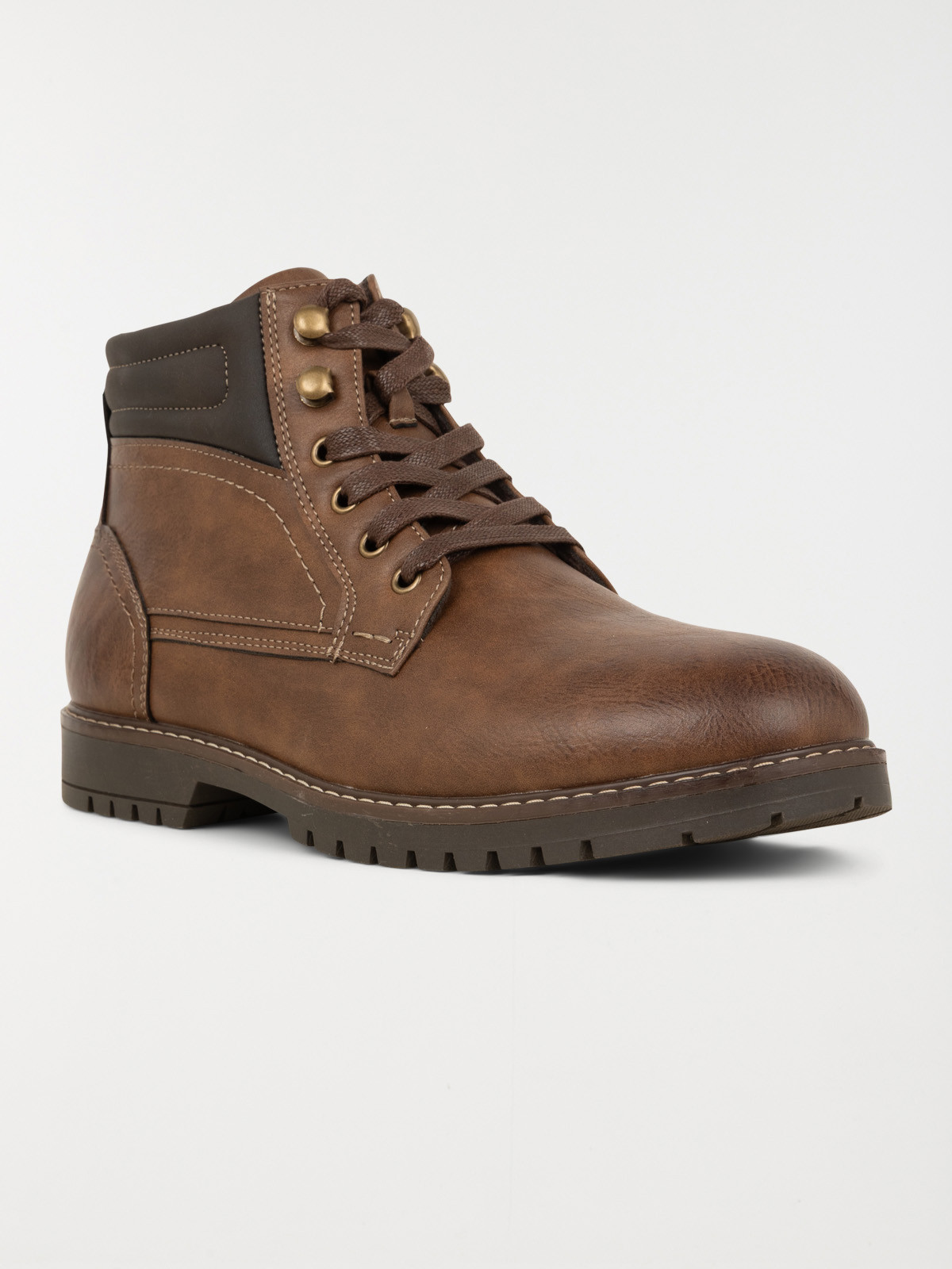 Boots marrons lacets homme (40-46) Boots marrons lacets homme (40-46)