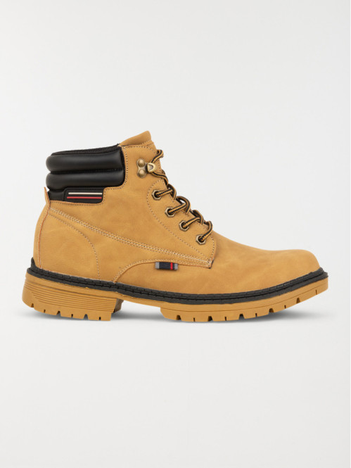 Boots coloris tan homme...