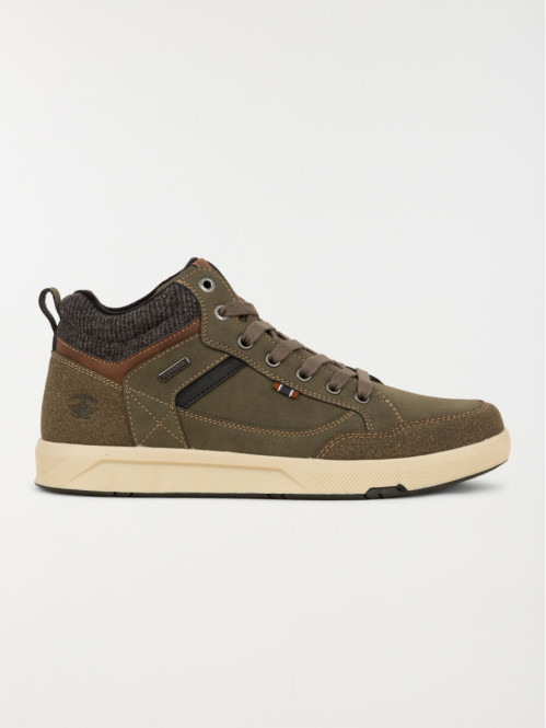 Boots kaki à lacets homme (40-45)