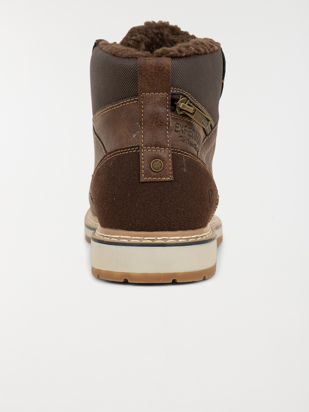 Boots fourrées homme marron (40-46) Boots fourrées homme marron (40-46)