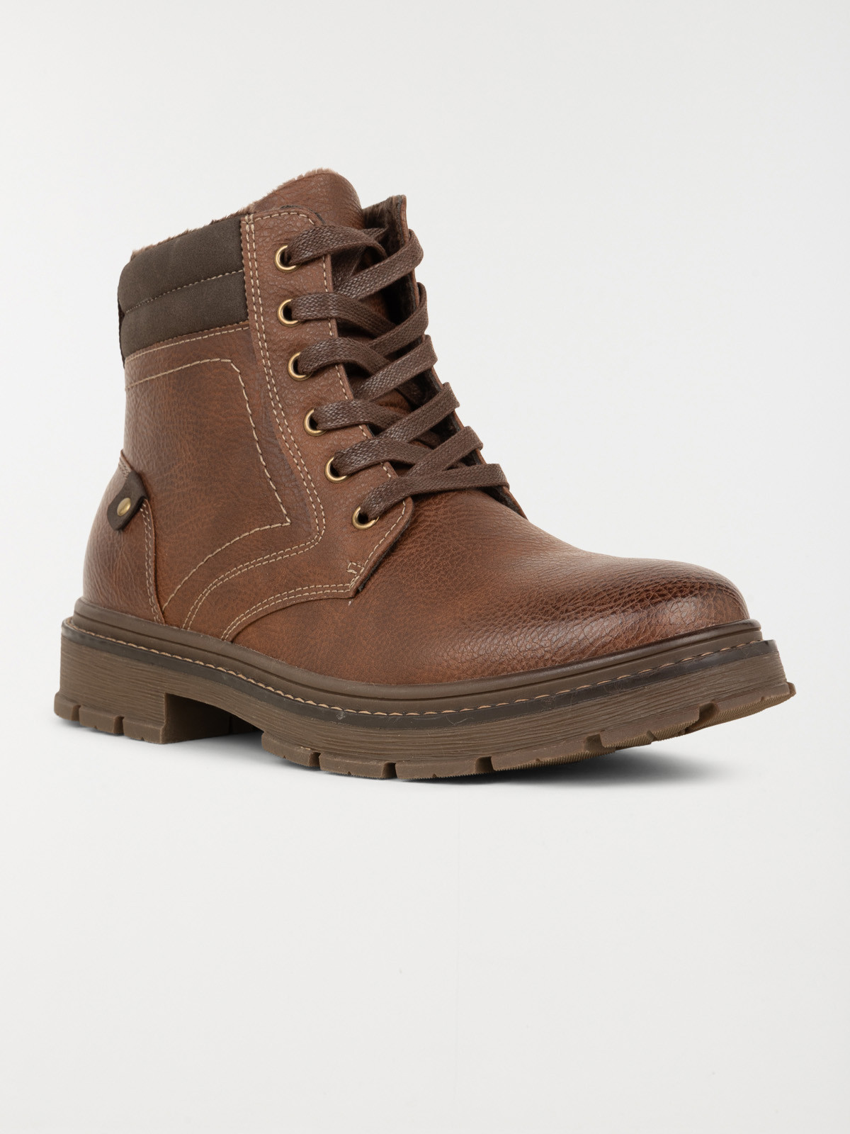 Boots marrons lacets homme (40-46) Boots marrons lacets homme (40-46)