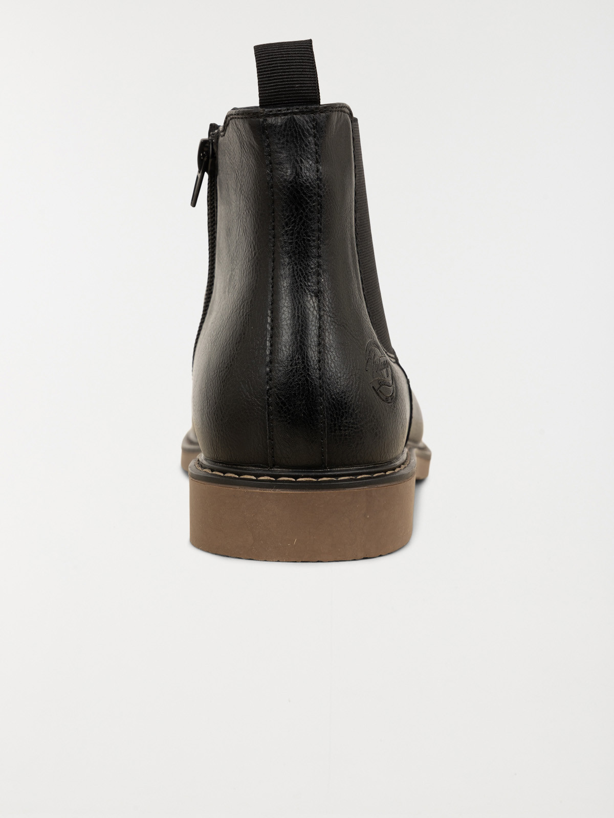 Bottines noires zippées homme (40-46) Bottines noires zippées homme (40-46)