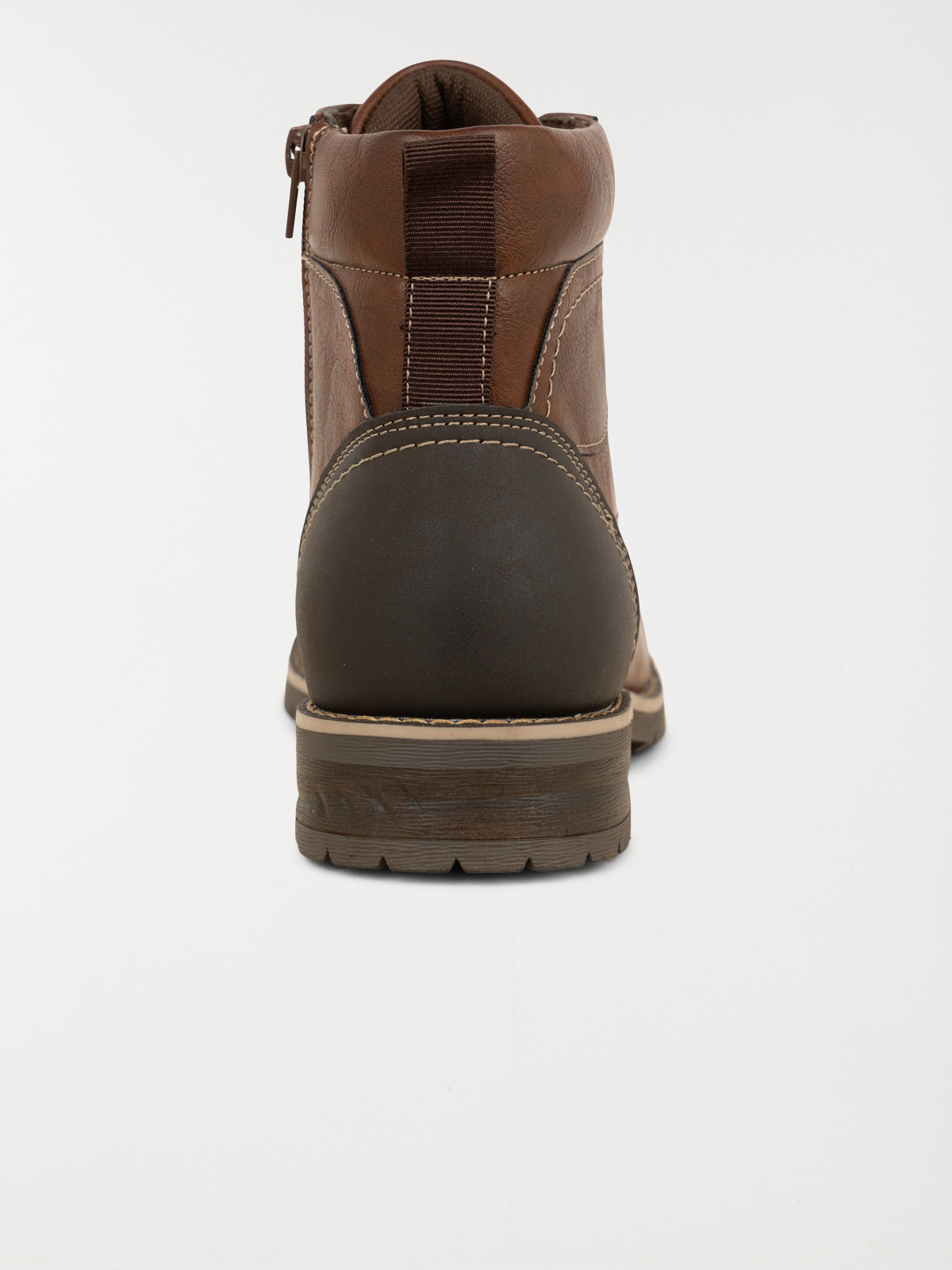 Bottines lacets marrons homme (40-46)