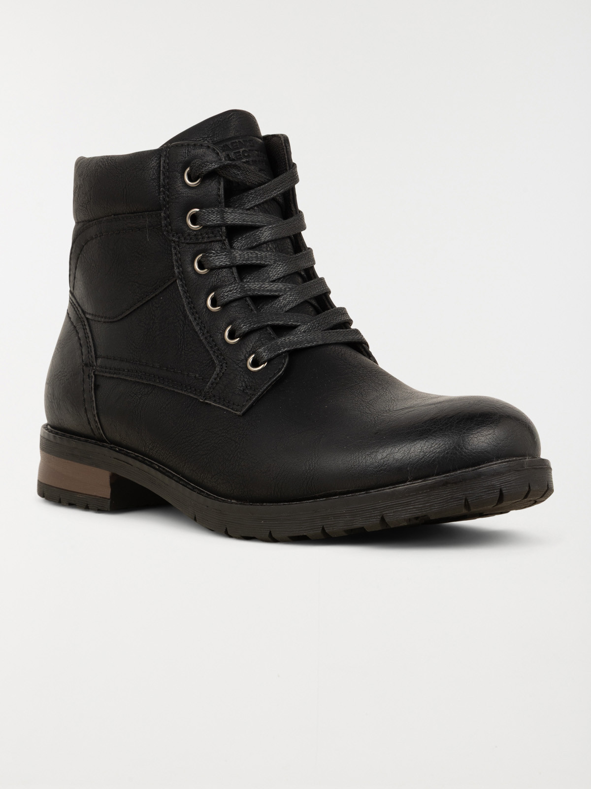Boots noires lacets homme (40-45)