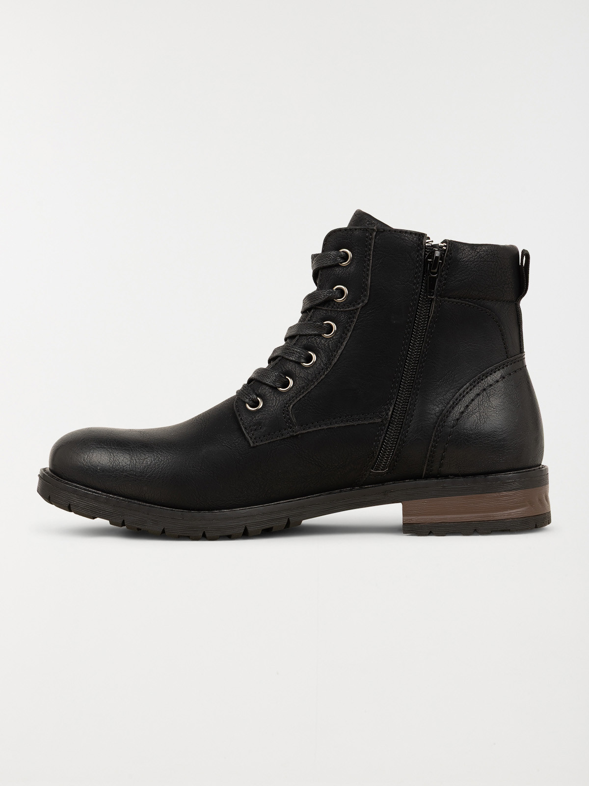 Boots noires lacets homme (40-45)