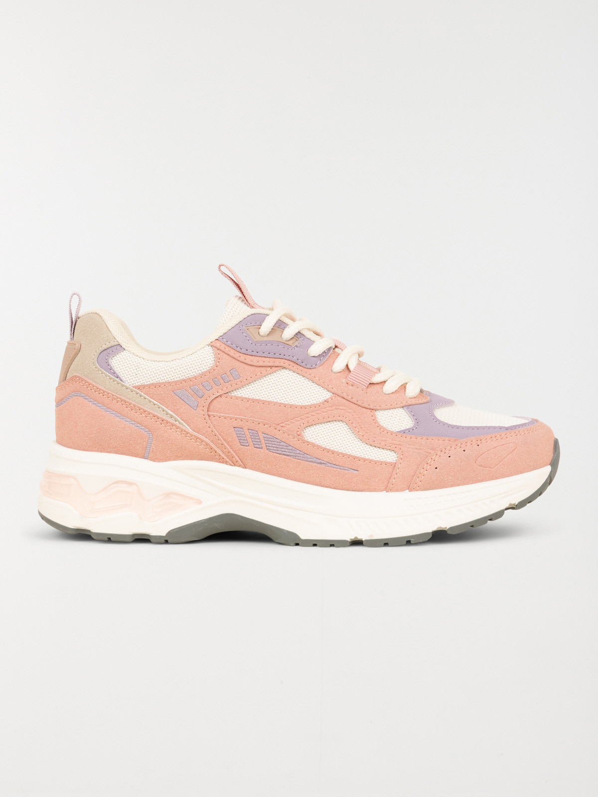 Baskets à lacets femme beige (36-41)