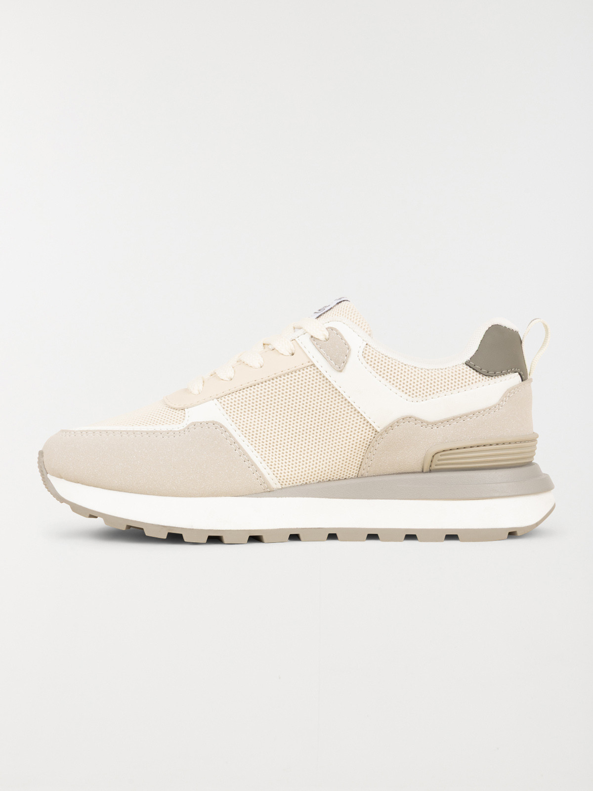 Baskets coloris beige femme (36-41)