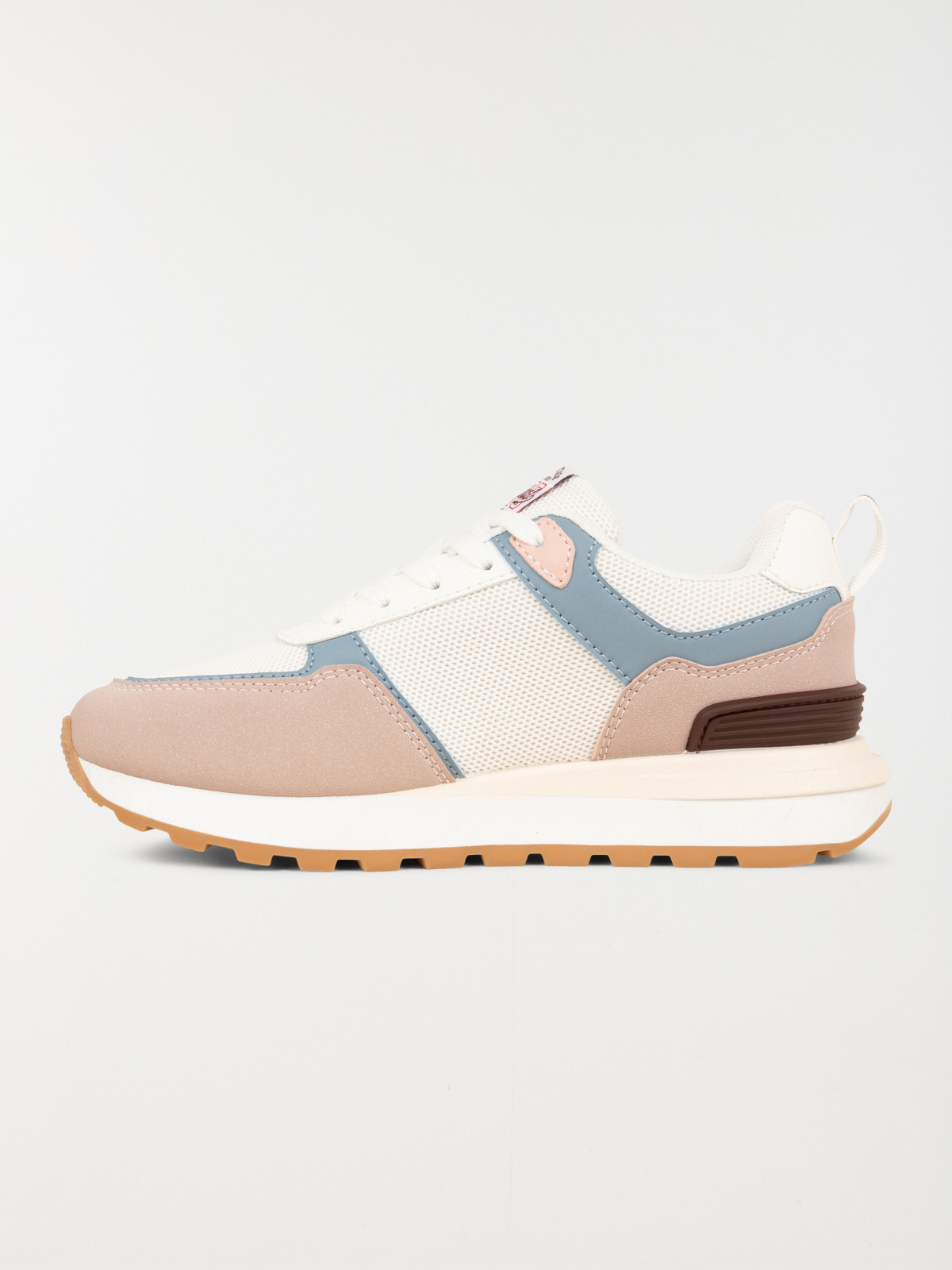 Baskets roses et blanches femme (36-41)