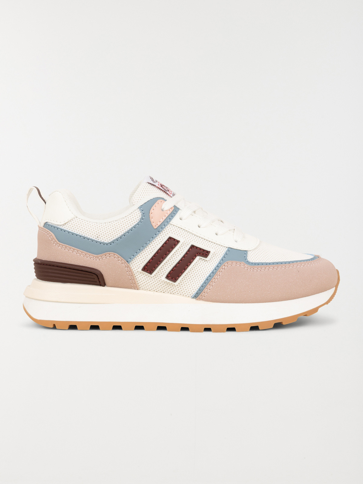 Baskets roses et blanches femme (36-41)