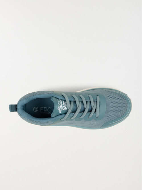 Baskets coloris bleu femme...