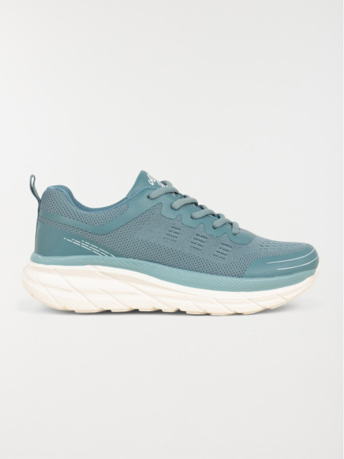 Baskets coloris bleu femme...