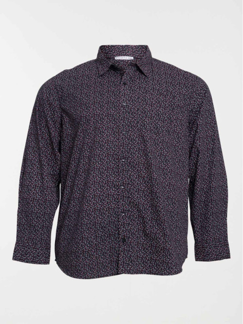 Chemise fleurie homme grande taille