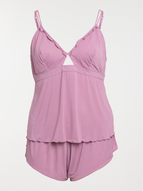 Pyjashort grande taille femme