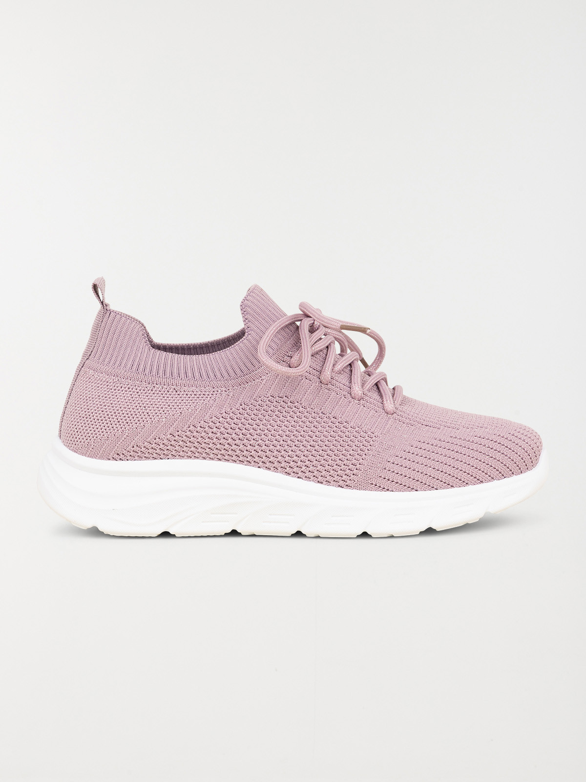 Baskets à lacets femme rose (36-41)
