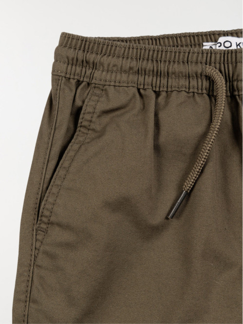 Pantalon jogger kaki garçon...