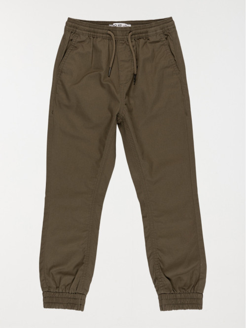 Pantalon jogger kaki garçon (3-12A)