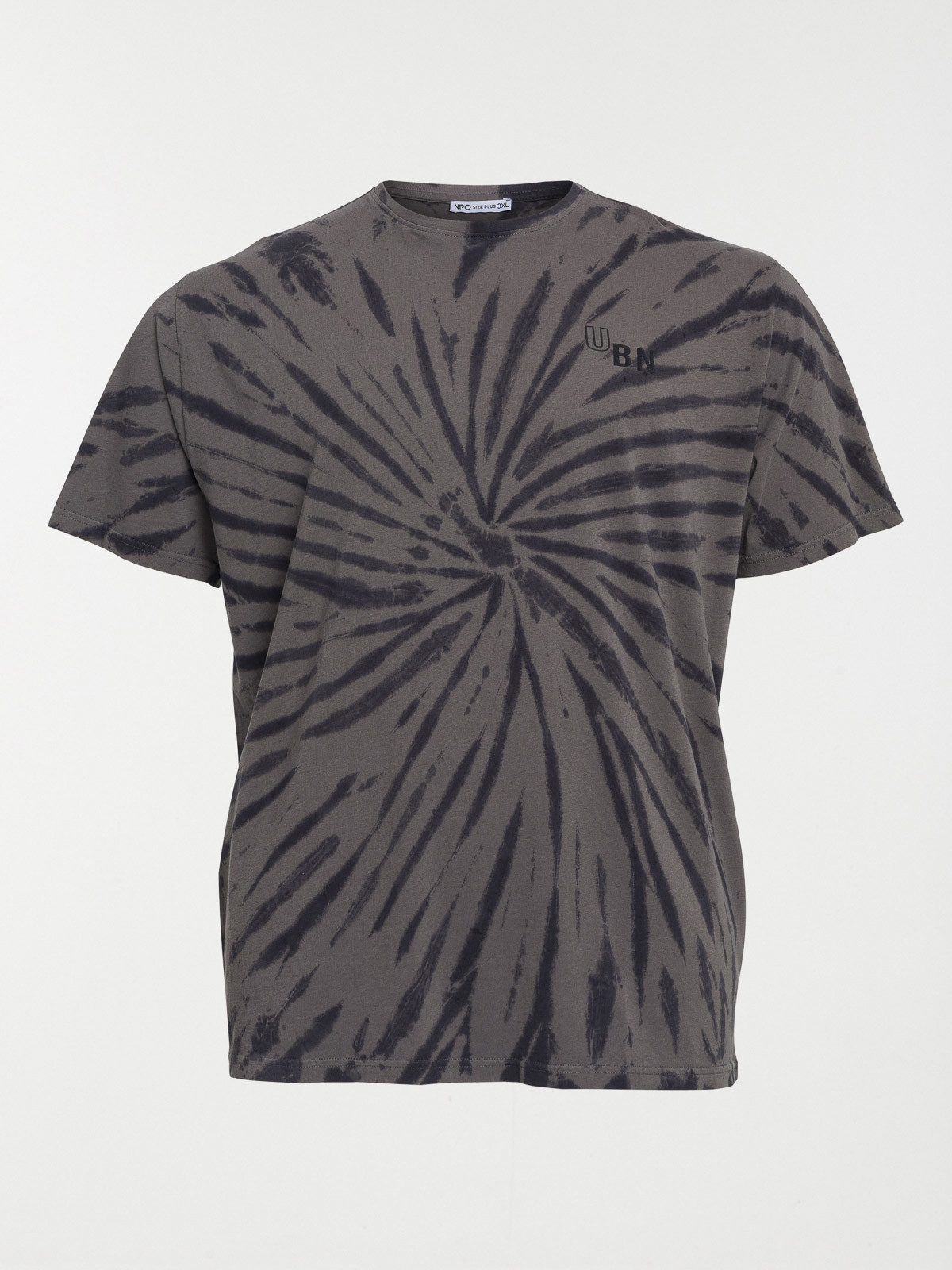 T-shirt tie and dye grande taille homme