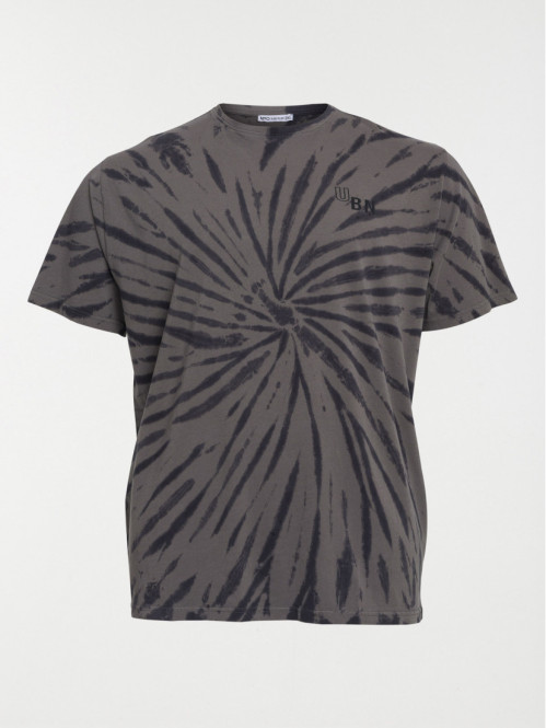 T-shirt tie and dye grande taille homme