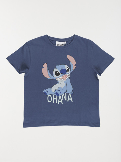 Tee-shirt Stitch bleu fille (XXS-M)