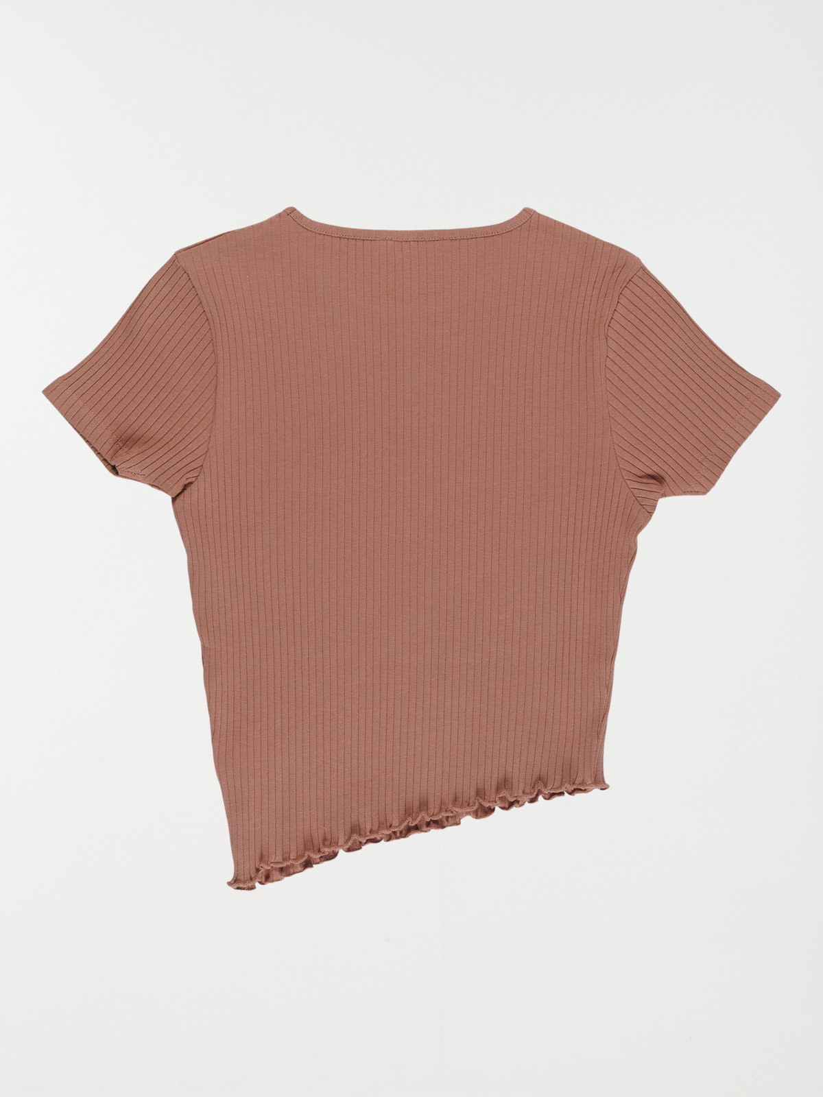 T-shirt asymétrique fille figue (XXS-M) T-shirt asymétrique fille figue (XXS-M)