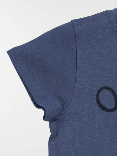 Tee-shirt Stitch fille bleu...