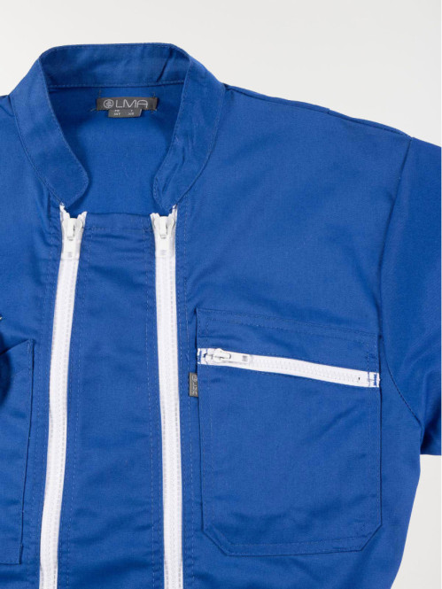 Combinaison de travail bleue homme