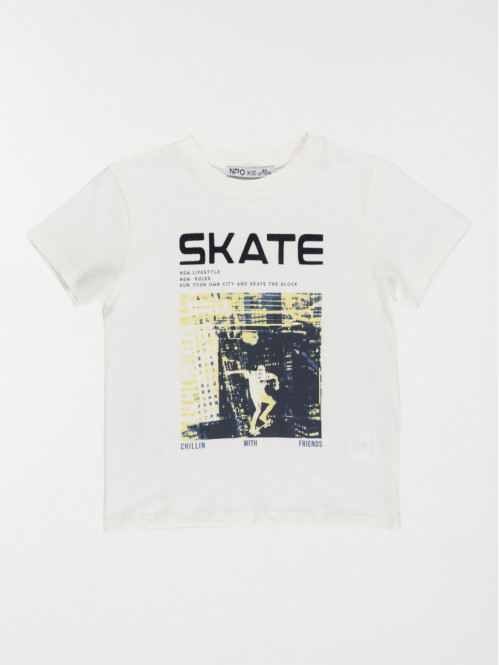 Tee-shirt skateboard garçon...