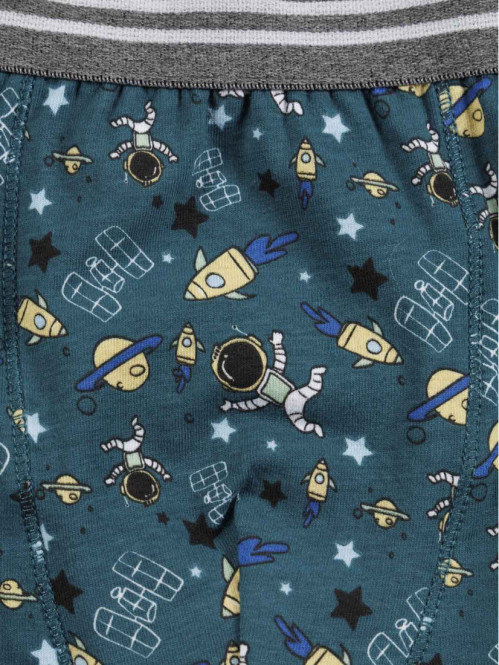 Lot de 3 boxers espace garçon