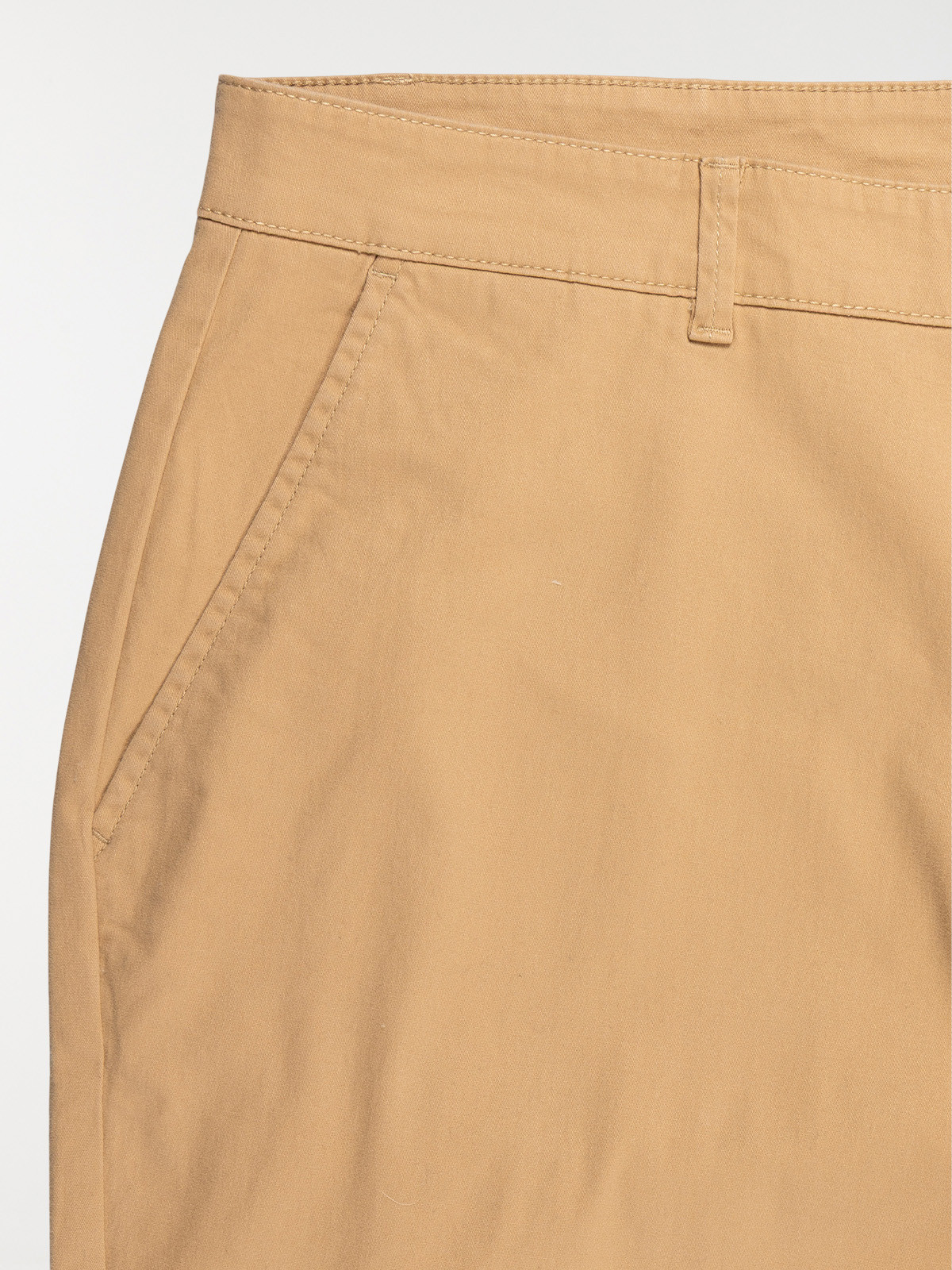 Pantalon chino crème homme grande taille