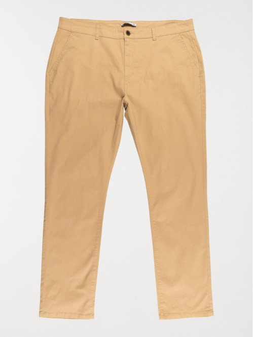 Pantalon chino crème homme...
