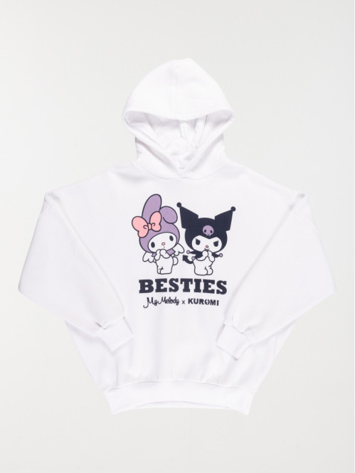 Sweat capuche Kuromi fille...