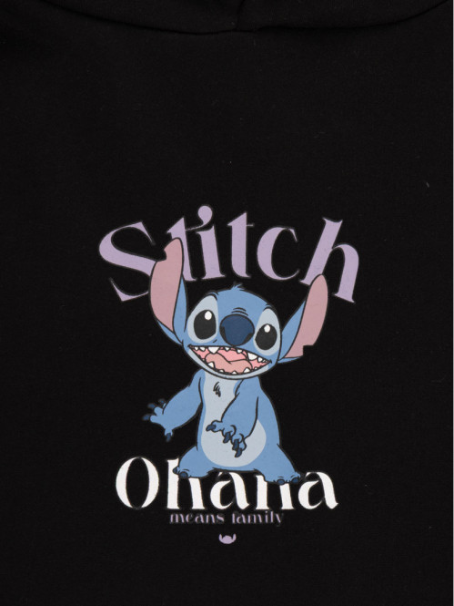 Sweat capuche Stitch fille...