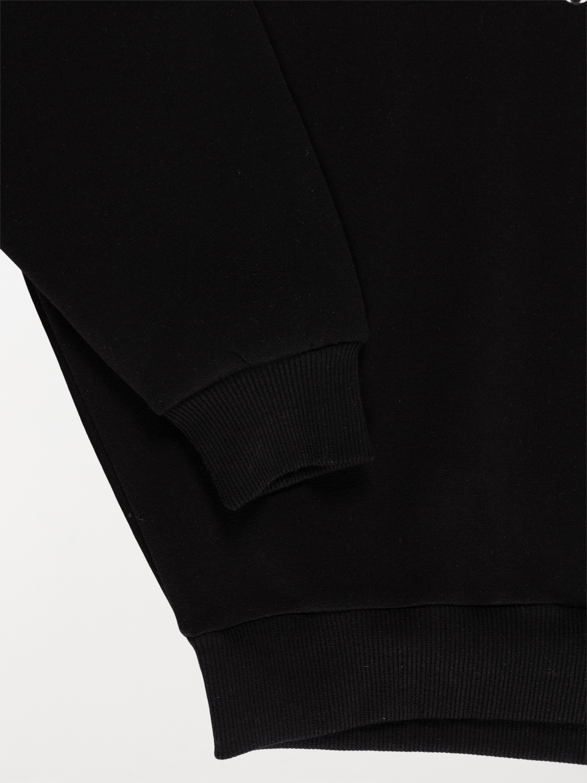 Sweat capuche Stitch fille noir (XXS-M)