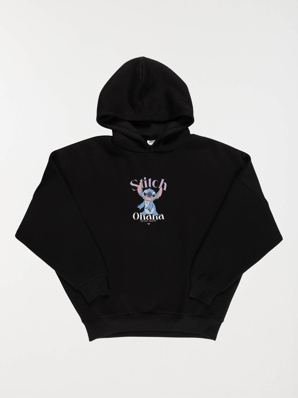 Sweat capuche Stitch fille blanc (XXS-M)