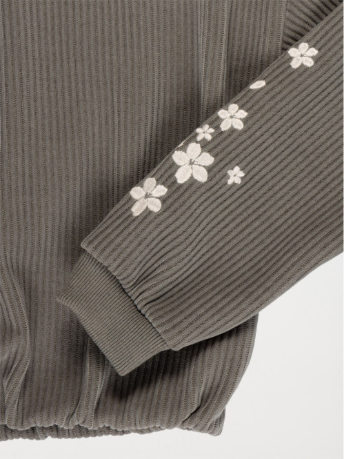 Sweat velours brodé fille...