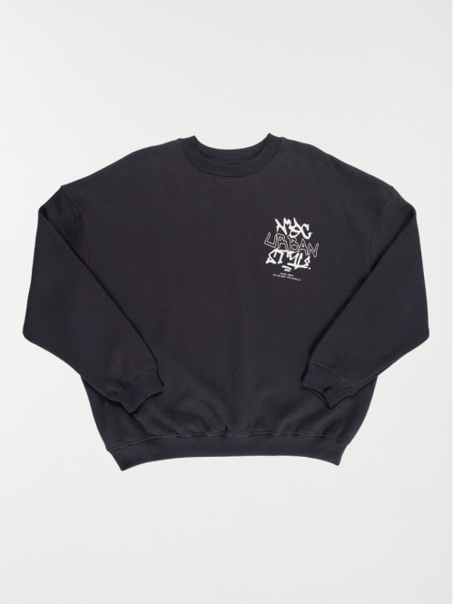 Sweat imprimé poitrine garçon (XXS-M)