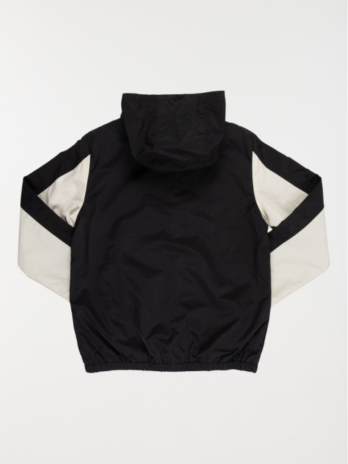 Blouson bicolore capuche...