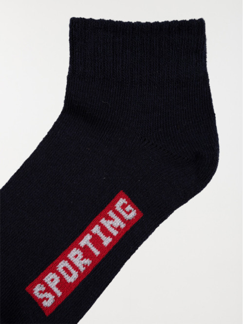 Lot 3 paires chaussettes marine garçon