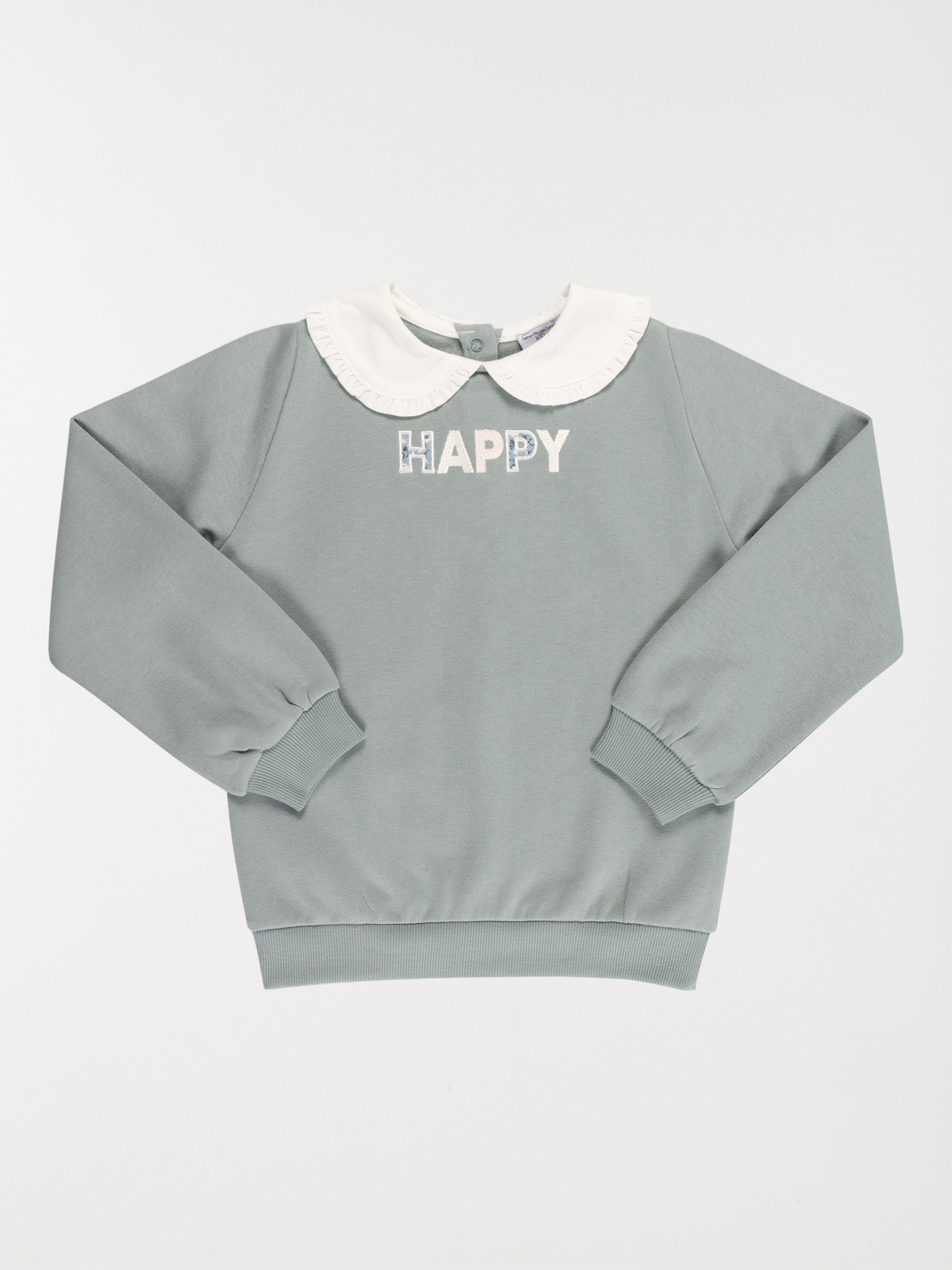 Sweat happy col claudine fille (3-12A)