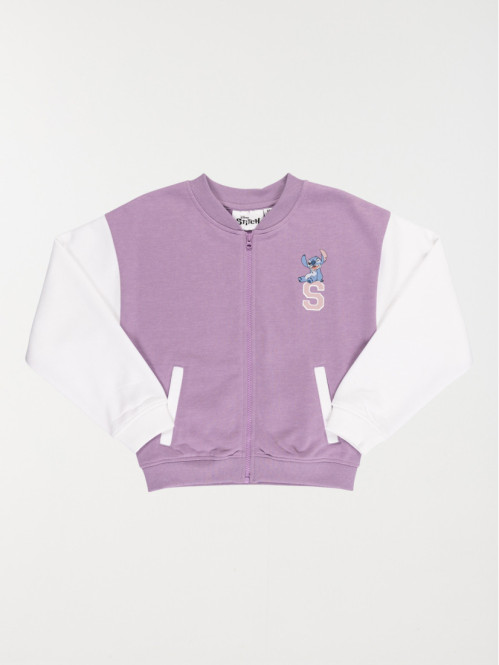 Sweat Stitch zippé fille (4-12A)