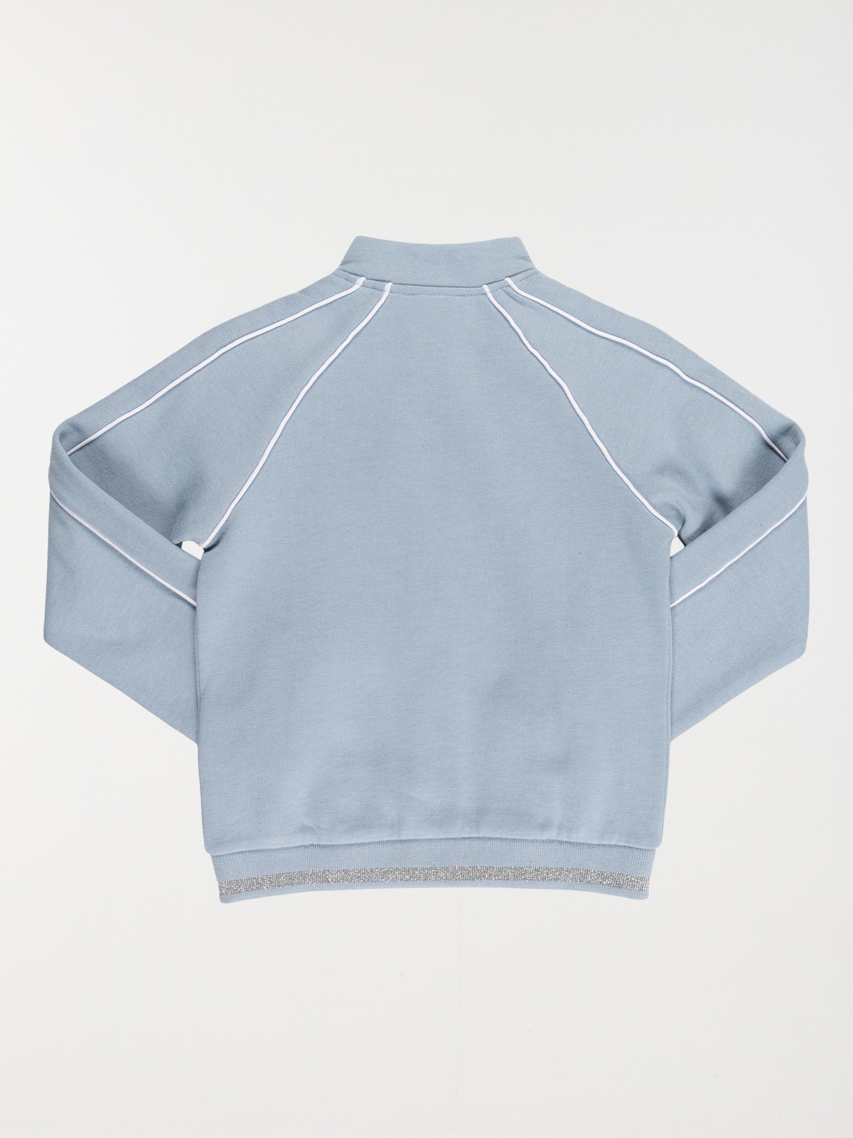 Sweat zippé bleu givré fille (4-12A)