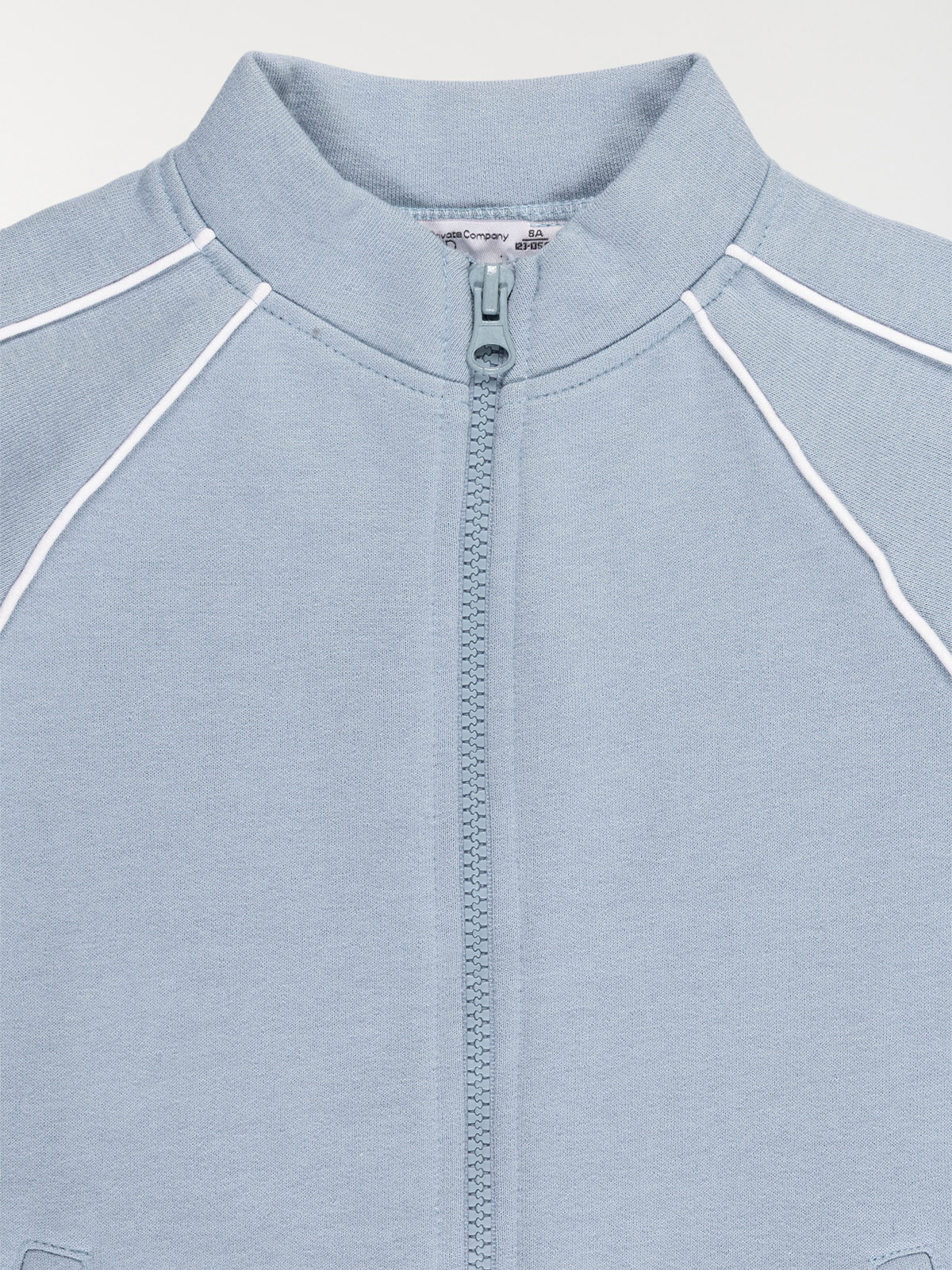 Sweat zippé bleu givré fille (4-12A)