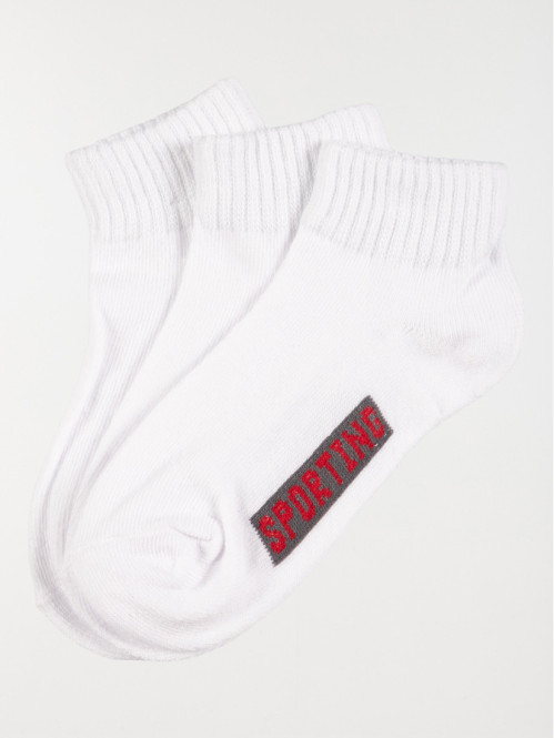 Lot 3 paires chaussettes sport garçon