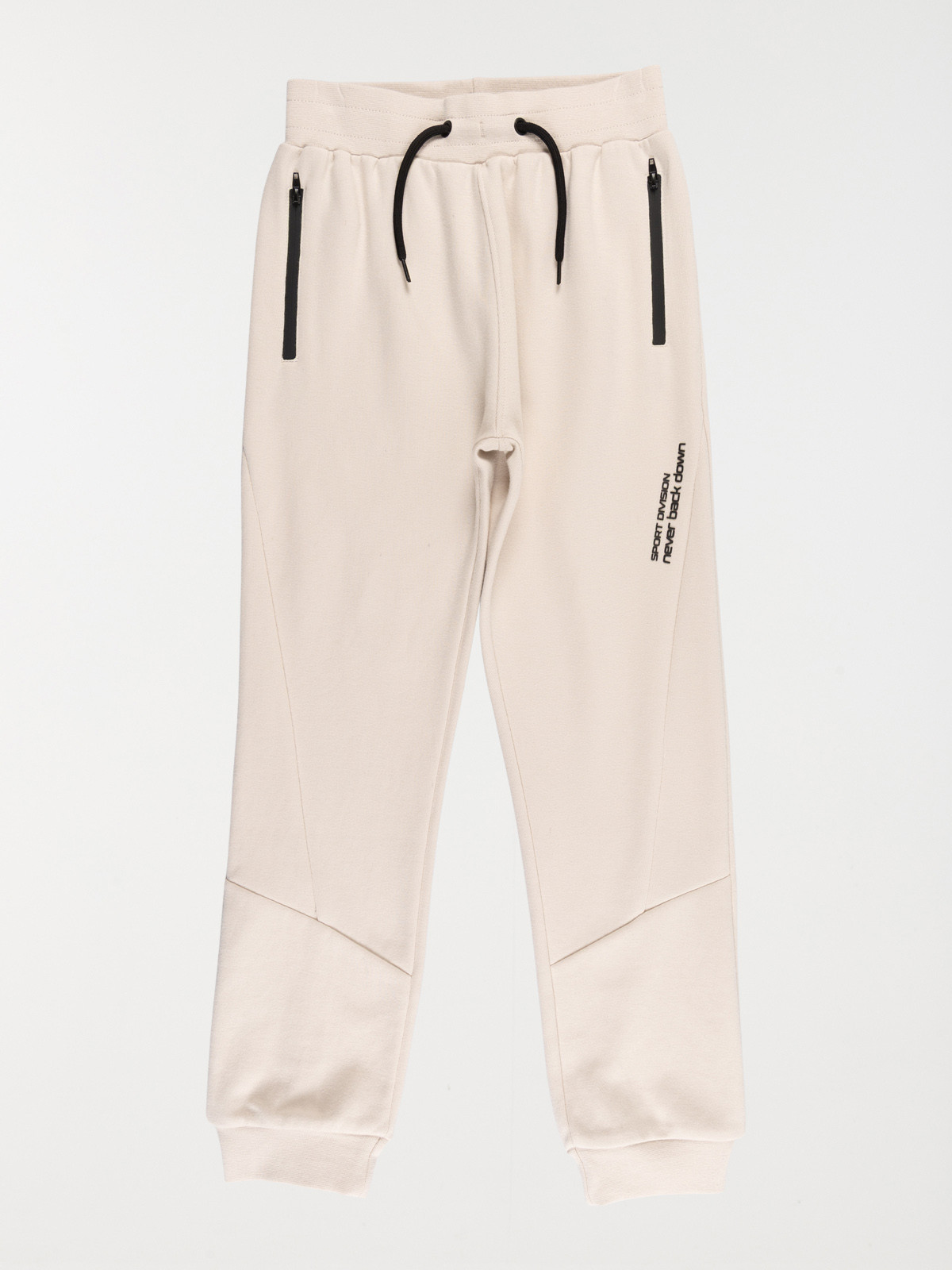 Pantalon de jogging garçon craie (3-12A)
