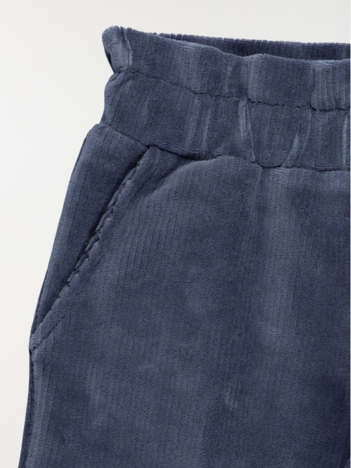 Pantalon large velours...