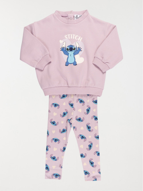 Ensemble 2 pièces Stitch fille (3-36M)