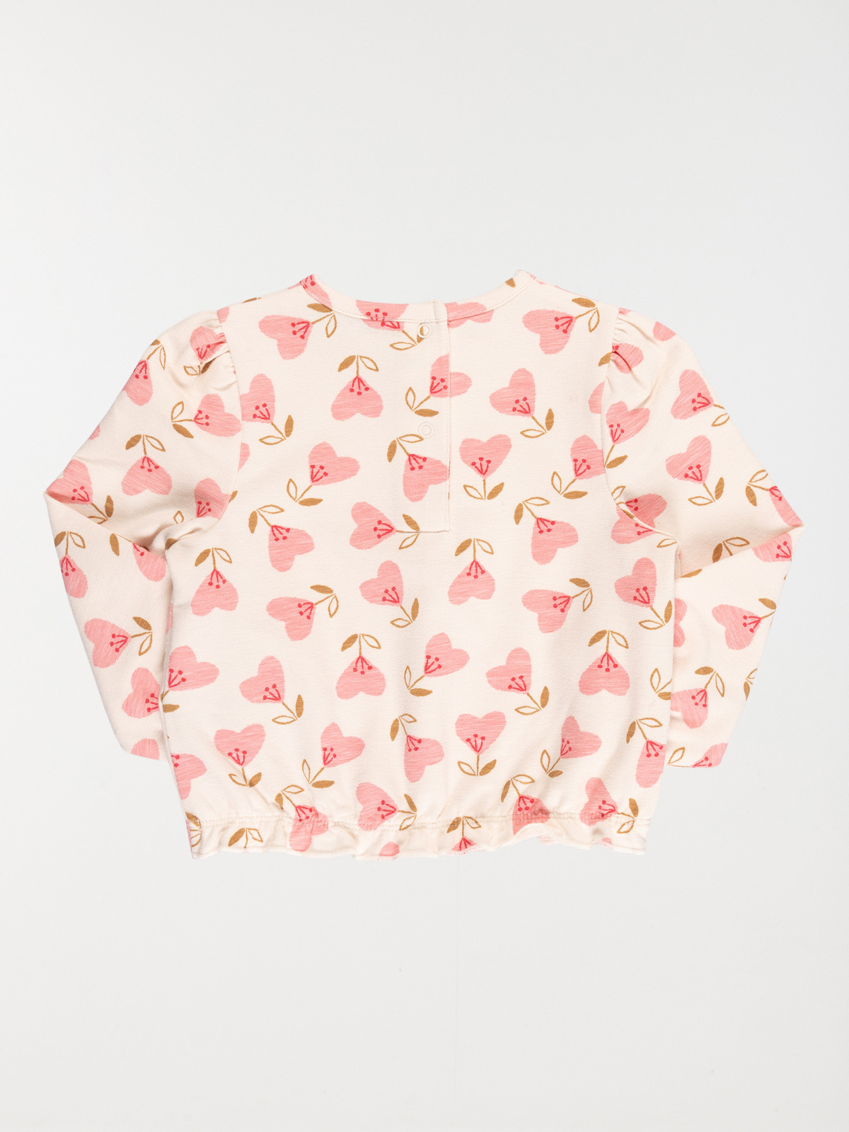 Sweat imprimé fleur fille (3-36M)