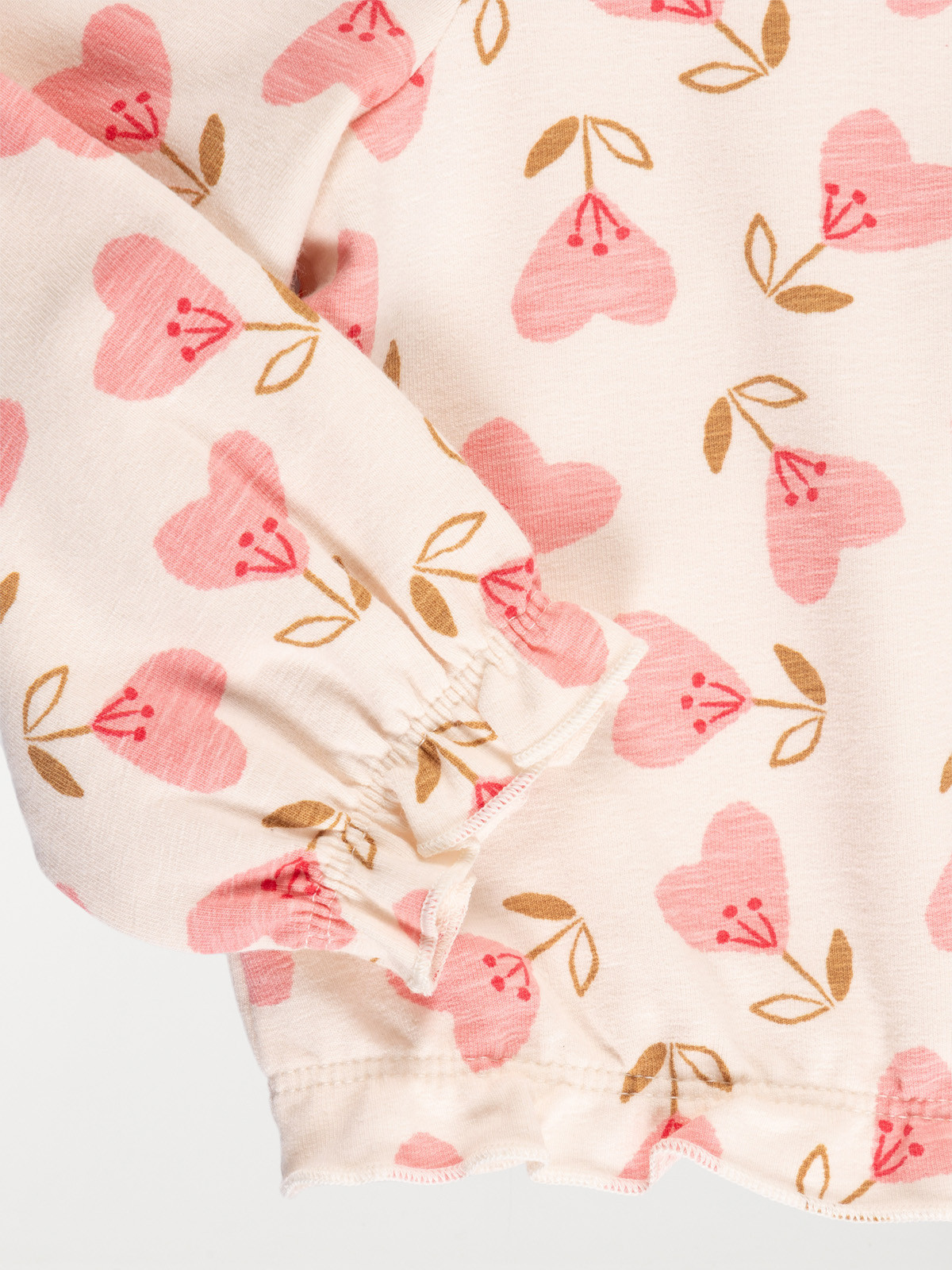 Sweat imprimé fleur fille (3-36M)